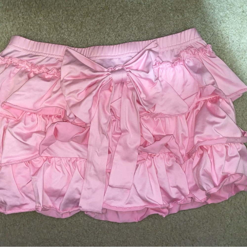 Pink Ruffled Skirt - Picture 2 of 3